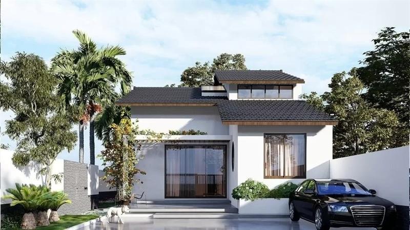 Sealand Miền Nam | Công ty xây dựng uy tín tại TP Hồ Chí Minh. Mẫu trang trí mặt tiền nhà mái Thái: Kiêu sa, tinh tế