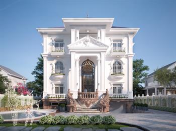 Thiết kế biệt thự theo phong cách Châu Âu đậm chất quý phái